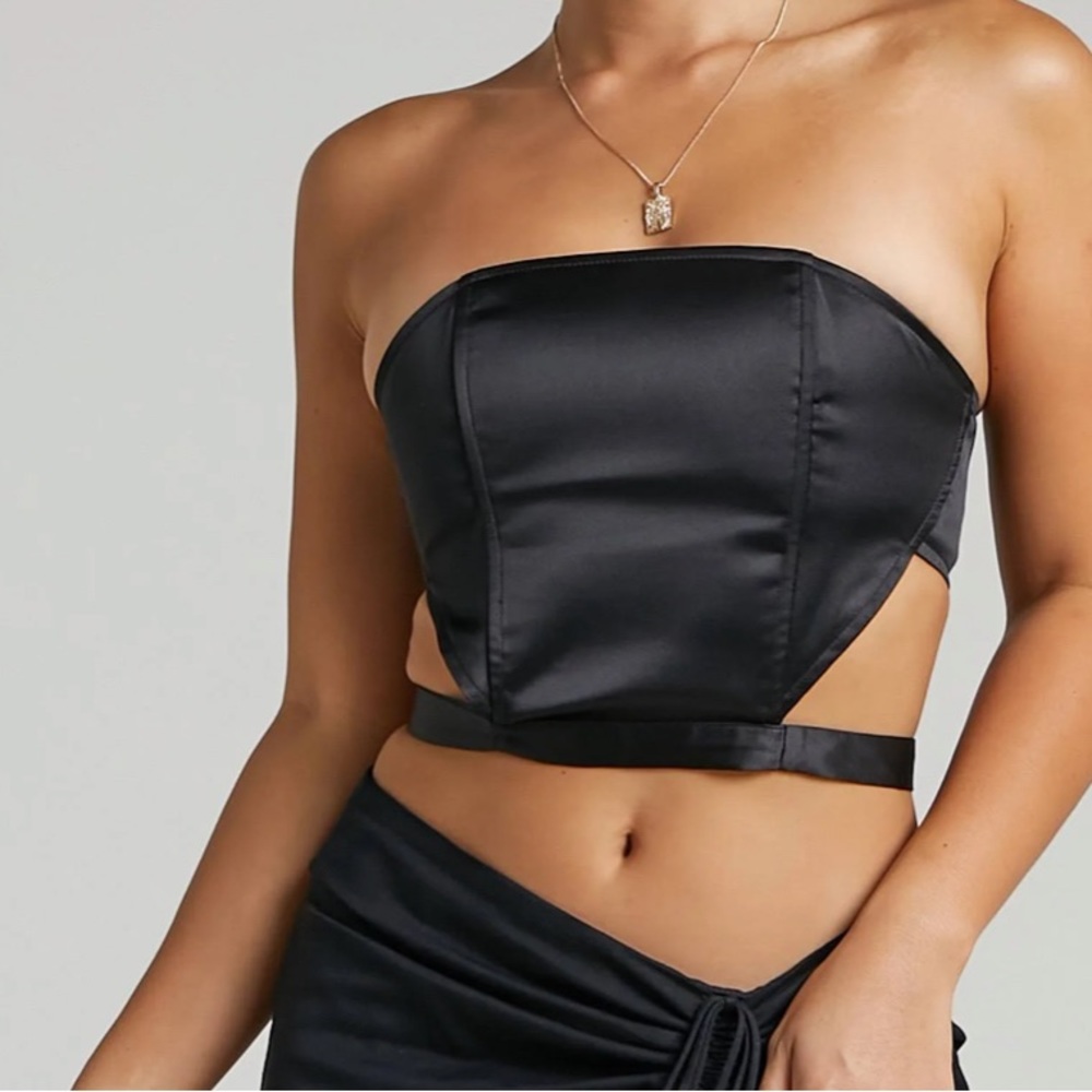 Lioness Soho Tube Top Black